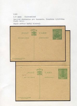 POSTAL STATIONERY OF BRITISH INDIA – sheet 65