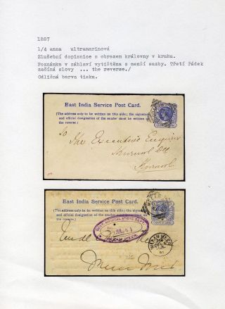POSTAL STATIONERY OF BRITISH INDIA – sheet 77