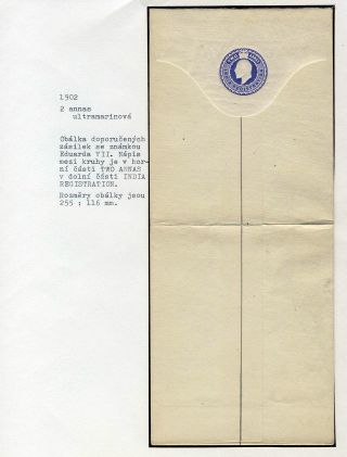 POSTAL STATIONERY OF BRITISH INDIA – sheet 94
