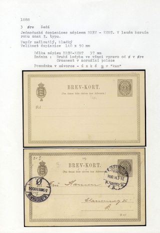 GANZSACHEN VON DÄNEMARK 1865-1900 – Blatt 72