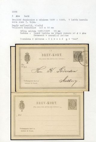 GANZSACHEN VON DÄNEMARK 1865-1900 – Blatt 75