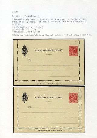 GANZSACHEN VON DÄNEMARK 1865-1900 – Blatt 98