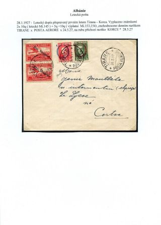 ALBÁNIE: LETECKÁ POŠTA 1916-1944 – list 4
