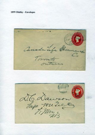 CANADA: POSTAL STATIONERY – sheet 17