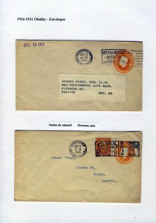 CANADA: POSTAL STATIONERY – sheet 24