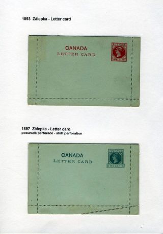 CANADA: POSTAL STATIONERY – sheet 31