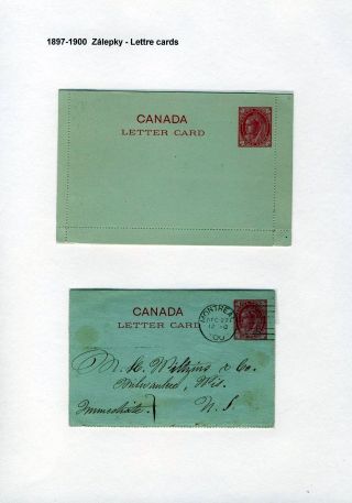 CANADA: POSTAL STATIONERY – sheet 33