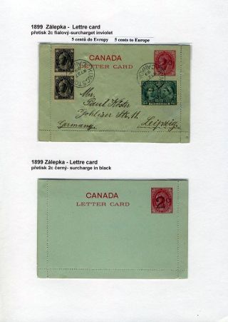 CANADA: POSTAL STATIONERY – sheet 34