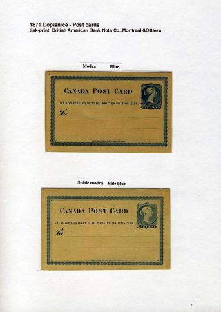 CANADA: POSTAL STATIONERY – sheet 41