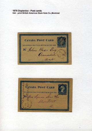 CANADA: POSTAL STATIONERY – sheet 42