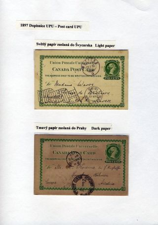CANADA: POSTAL STATIONERY – sheet 44