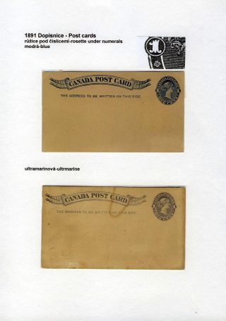 CANADA: POSTAL STATIONERY – sheet 50