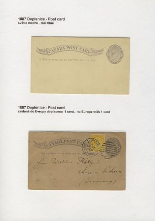 CANADA: POSTAL STATIONERY – sheet 51