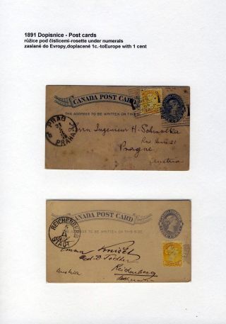 CANADA: POSTAL STATIONERY – sheet 52