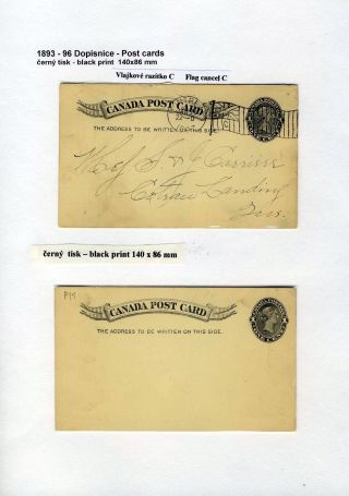CANADA: POSTAL STATIONERY – sheet 54