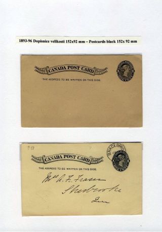 CANADA: POSTAL STATIONERY – sheet 55