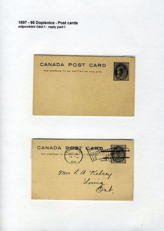 CANADA: POSTAL STATIONERY – sheet 58
