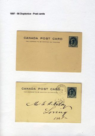 CANADA: POSTAL STATIONERY – sheet 59