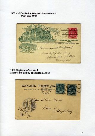CANADA: POSTAL STATIONERY – sheet 62