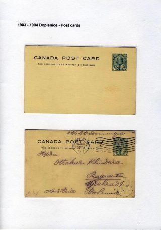 CANADA: POSTAL STATIONERY – sheet 64