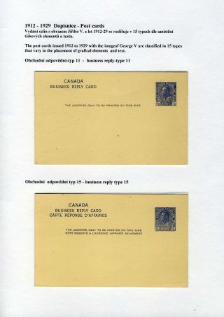 CANADA: POSTAL STATIONERY – sheet 68