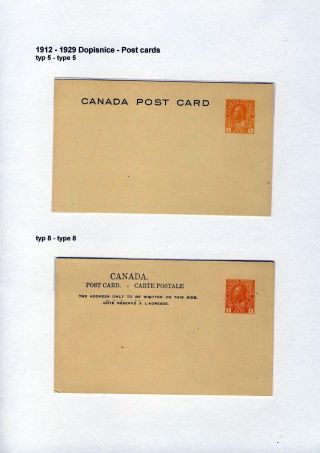 CANADA: POSTAL STATIONERY – sheet 70