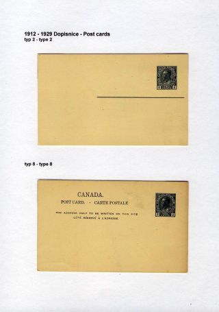 CANADA: POSTAL STATIONERY – sheet 72