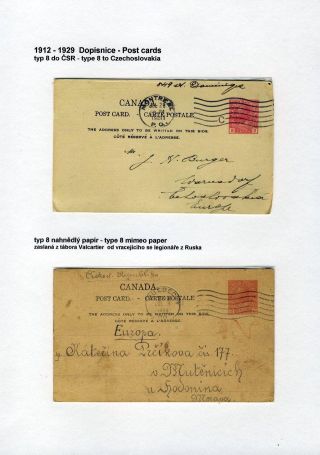 CANADA: POSTAL STATIONERY – sheet 74