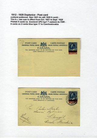 CANADA: POSTAL STATIONERY – sheet 80