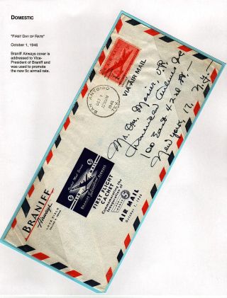 LETECKÉ ZNÁMKY USA 5c SKYMASTER (1946-48) – list 2