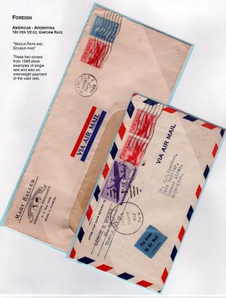 USA: LUFTPOSTMARKEN 5c SKYMASTER (1946-48) – Blatt 26