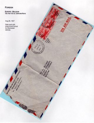 USA: LUFTPOSTMARKEN 5c SKYMASTER (1946-48) – Blatt 32