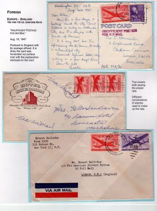 USA: LUFTPOSTMARKEN 5c SKYMASTER (1946-48) – Blatt 36