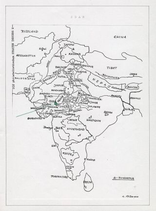 INDIAN FEUDAL STATES – sheet 208