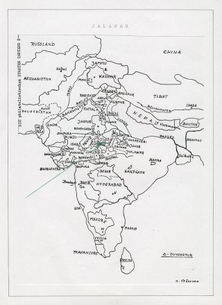 INDIAN FEUDAL STATES – sheet 242