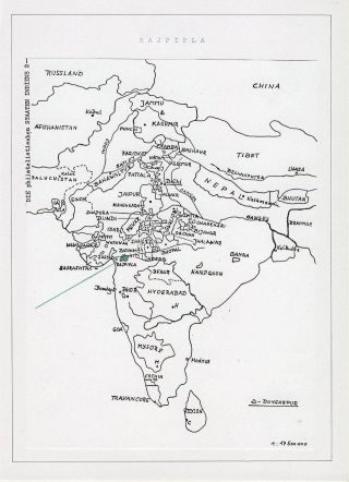 INDIAN FEUDAL STATES – sheet 347