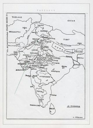 INDIA - CONVENTION STATES – sheet 20