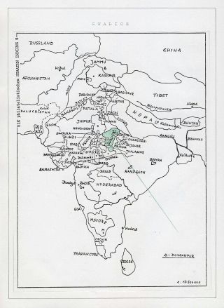 INDIA - CONVENTION STATES – sheet 23