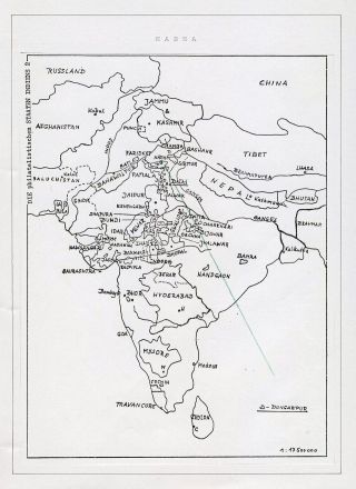 INDIA - CONVENTION STATES – sheet 78