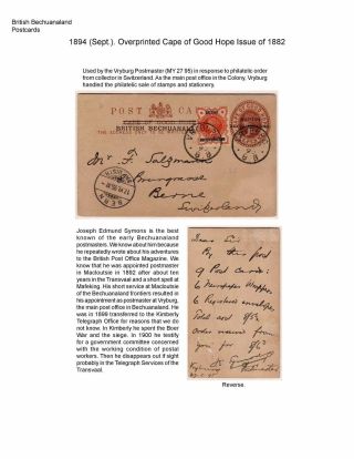 CELINOVÉ DOPISNICE BEČUÁNSKA – list 27