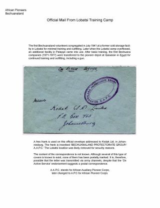 SÜDAFRIKANISCHEN PIONIEREN IN 2. WELTKRIEG – Blatt 2