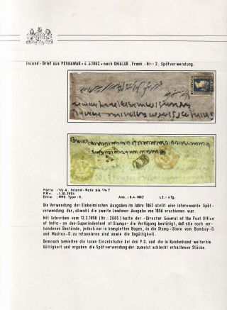 BRITSKÁ INDIE - MÍSTNÍ VYDÁNÍ VÝCHODOINDICKÉ SPOLEČNOSTI 1854 – list 23