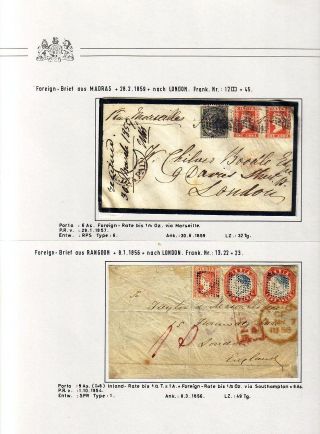 BRITSKÁ INDIE - MÍSTNÍ VYDÁNÍ VÝCHODOINDICKÉ SPOLEČNOSTI 1854 – list 40