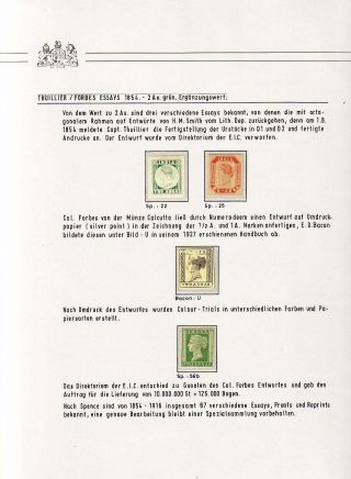 BRITISCH INDIEN - EINHEIMISCHE AUSGABEN DER OSTINDISCHEN KOMPANIE 1854 – Blatt 49