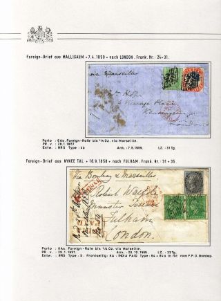 BRITISCH INDIEN - EINHEIMISCHE AUSGABEN DER OSTINDISCHEN KOMPANIE 1854 – Blatt 56