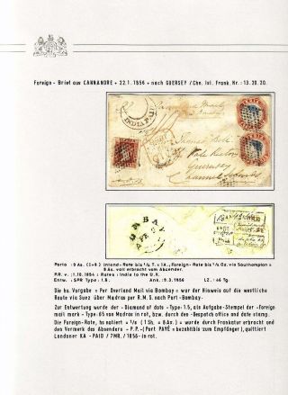 BRITSKÁ INDIE - MÍSTNÍ VYDÁNÍ VÝCHODOINDICKÉ SPOLEČNOSTI 1854 – list 67