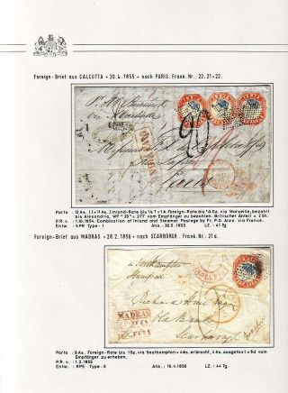 BRITSKÁ INDIE - MÍSTNÍ VYDÁNÍ VÝCHODOINDICKÉ SPOLEČNOSTI 1854 – list 69