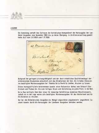 BRITISH INDIA - LONDON ISSUES OF THE EAST INDIA COMPANY IN 1855-1858 – sheet 2