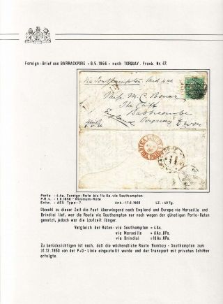 BRITISH INDIA - LONDON ISSUES OF THE EAST INDIA COMPANY IN 1855-1858 – sheet 46