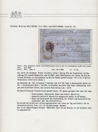 BRITSKÁ INDIE - VYDÁNÍ KORUNNÍ SPRÁVY 1858 - 1876 – list 16